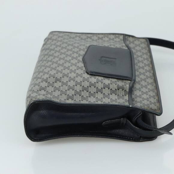 CELINE Macadam Canvas Shoulder Bag Coated Canvas Navy - Picture 3 of 16